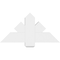 Ekena Millwork Kennewick Architectural Grade PVC Gable Bracket, 36"W x 18"H x 4"D x 6"F, 12/12 Pitch GBP036X18X0406KEN00 - alternate 5